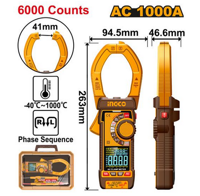 Digital AC clamp meter