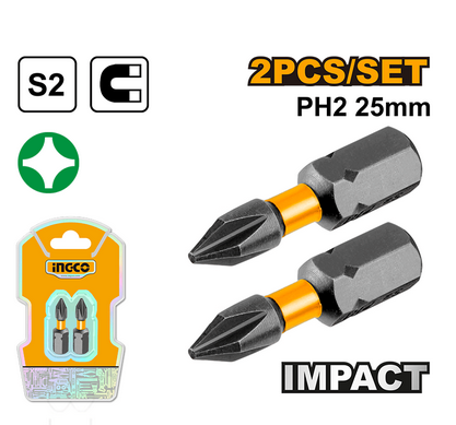 Impact screwdriver bits