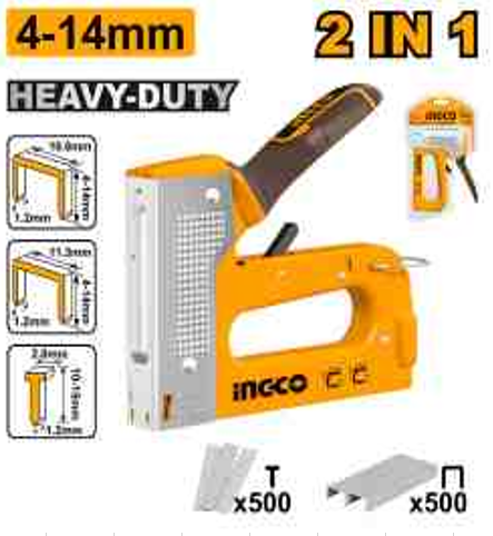 Heavy duty 2 In 1 staple gun