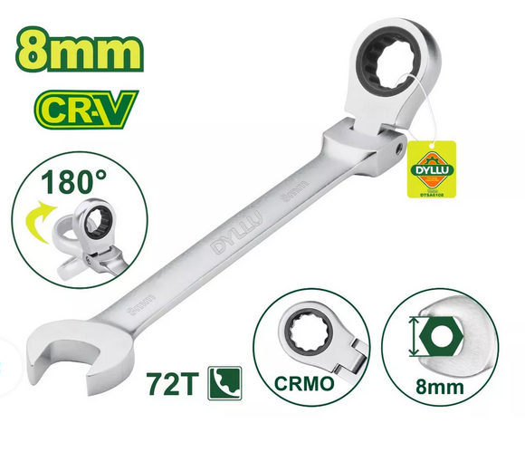 Flexible ratchet spanner - DYLLU