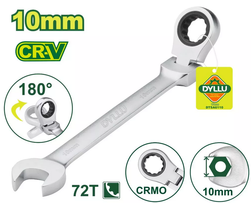 Flexible ratchet spanner - DYLLU