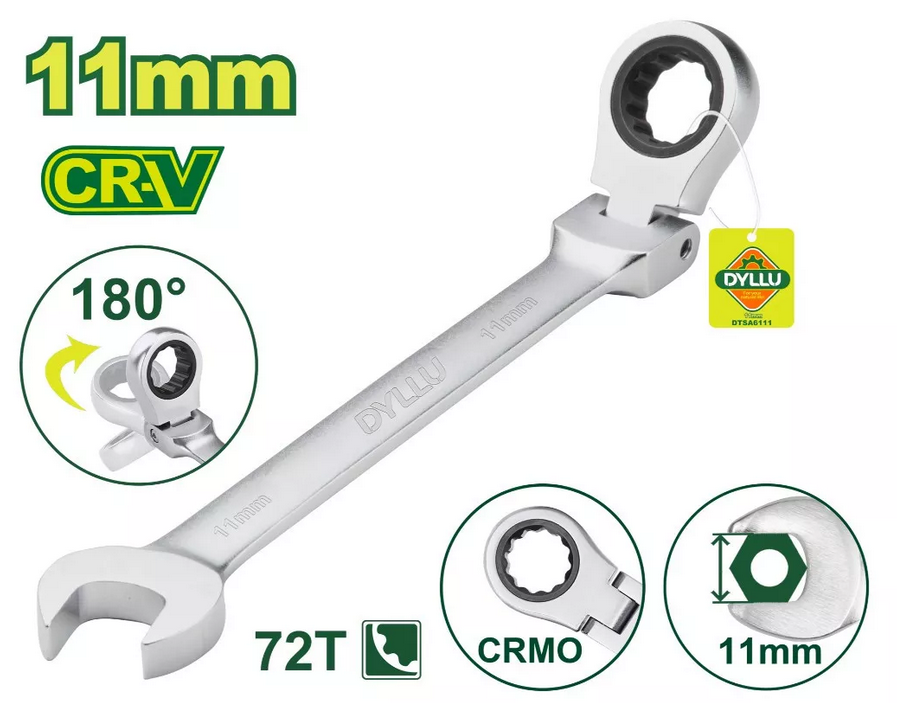 Flexible ratchet spanner - DYLLU