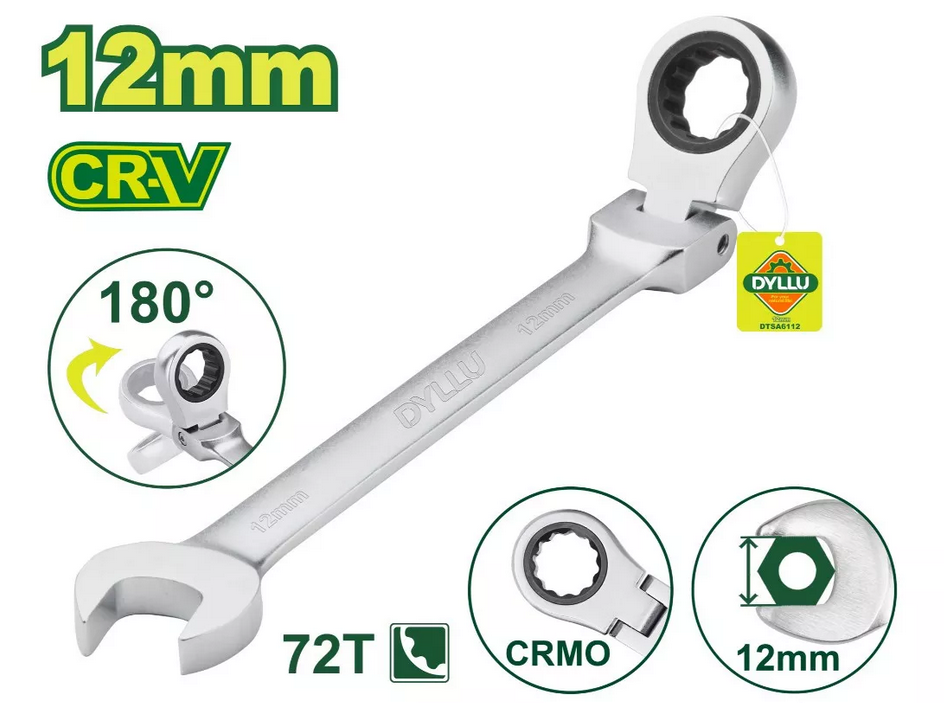 Flexible ratchet spanner - DYLLU