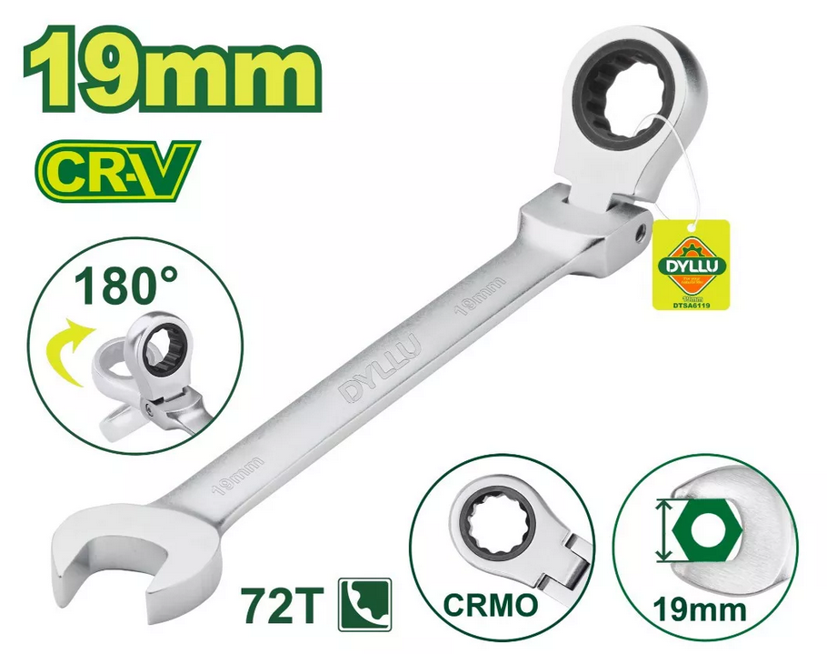 Flexible ratchet spanner - DYLLU