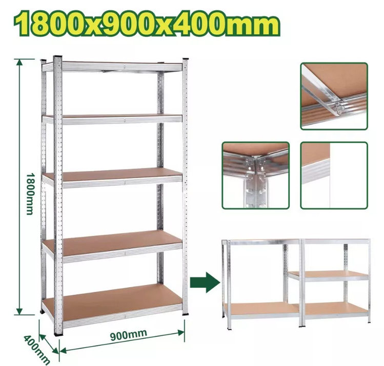 5-Tier adjustable storage shelves - DYLLU
