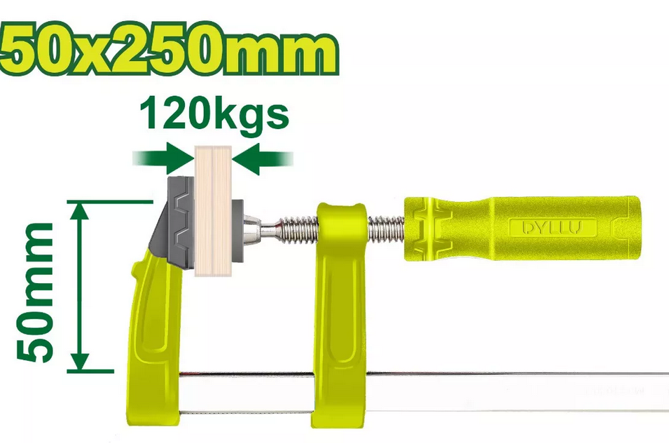 F clamp with plastic handle - DYLLU