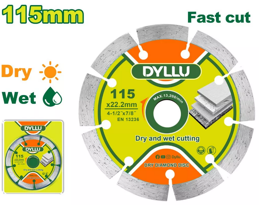 Dry diamond disc - DYLLU