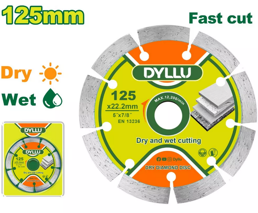 Dry diamond disc - DYLLU