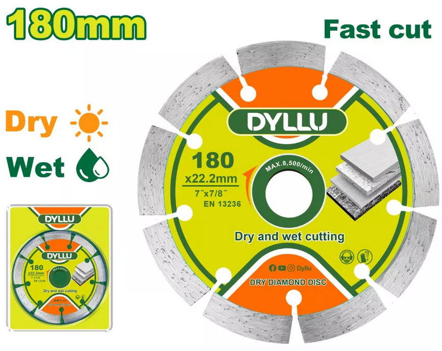 Dry diamond disc - DYLLU