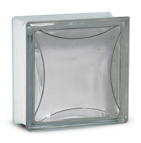 BRIQUE DE VERRE 190*190*80MM - PETRA CTN/6