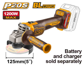 Cordless angle grinder