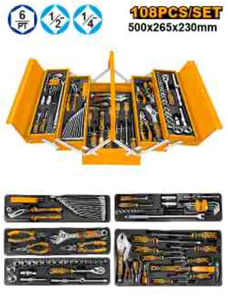 108 Pcs tool chest set