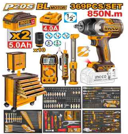 369Pcs tool chest set