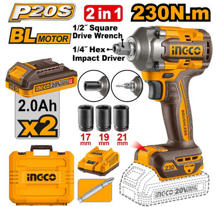 Cordless impact driver&amp;wrench