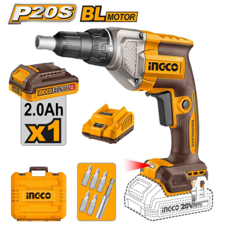 Cordless drywall screwdriver