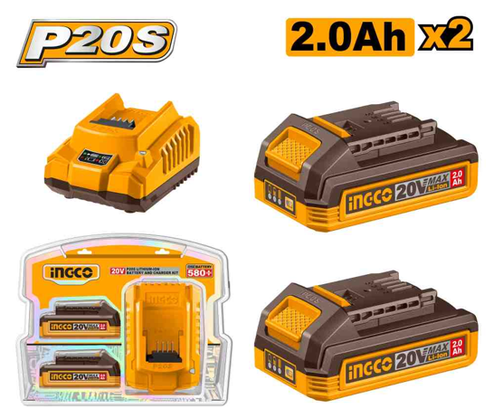 P20S Lithium-Ion battery and charger kit
