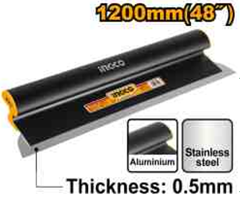 Drywall skimming blade