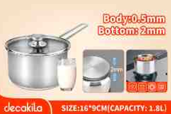 Stainless steel sauce pan