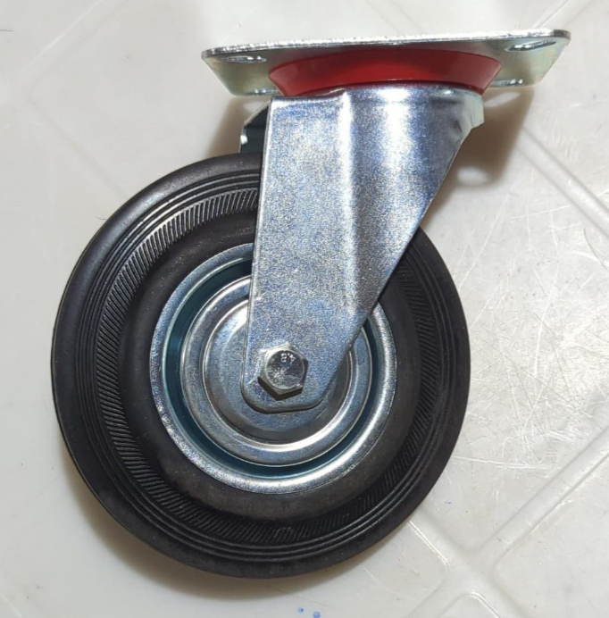 ROULETTE POUR MEUBLE CHARIOT ROUE SUPER RENFORCEE GRISE 5"