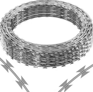 FIL DE FER RASOIR GALVANISE BOBINE DE 5 KGS