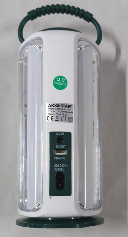 LANTERNE RECHARGEABLE LED MARQUE AKKO  27W