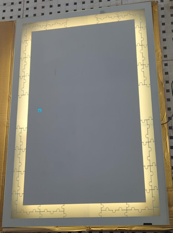 MIRROIR SALLE DE BAIN LED 1 COULEUR L1.20x80CM REF: L164