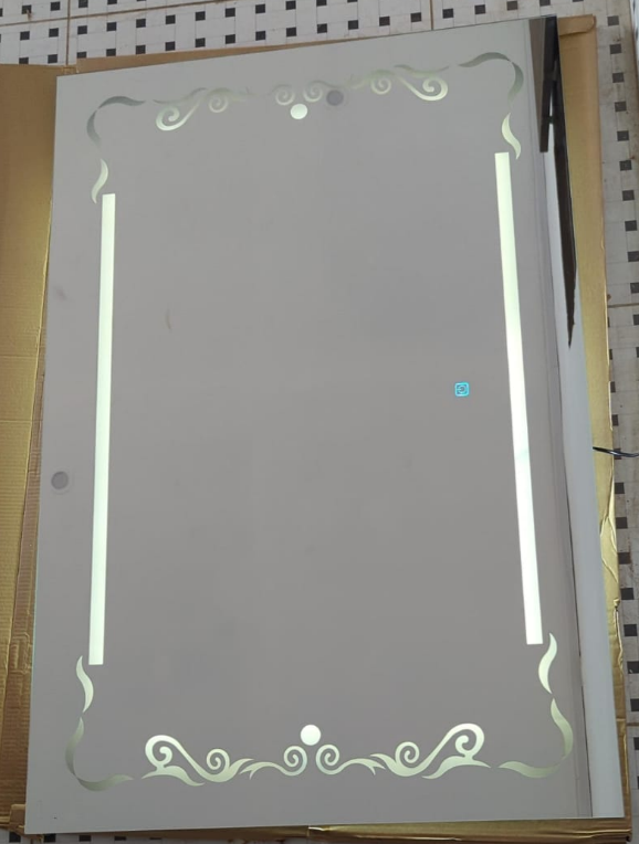 MIRROIR SALLE DE BAIN LED 1 COULEUR L1.20x80CM REF: L163