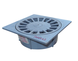 [PLO1242] SIPHON SOL SORTIE INTEGREE 250*250 D80/100 F GRIS ADEQUA