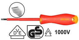 [HISD814100] Tournevis plat isolé