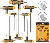 [HHKT8082] Ensemble de clés Allen avec bille de retenue en "T" - 8 pièces