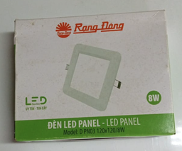 [S-DPN03 120x120/8W] Samsung Led - LED Panel DPN03 120x120/8W,220V/50Hz,6500K,420lm,PF 0.5,CRI 80 15000H 
