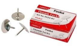 [AS22-01] FOSKA-PUNAISE NICKELEE (BOITE DE 100pcs)