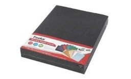 [PC3004-2(Black) C16] FOSKA-COUVERTURE CARTONNE MARBRE 230GSM NOIR PC3004-2 C16