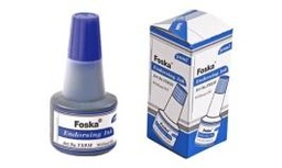 [YX030(blue)] FOSKA-ENCRE A TAMPON BLEU (FLACON DE 30ML) YX030 BLEU