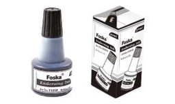 [YX030(black)] FOSKA-ENCRE A TAMPON NOIR (FLACON DE 30ML) YX030 NOIR
