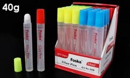 [50B] FOSKA-COLLE TRANSPARENTE LIQUIDE EN BATONNET 50 GMS TETE EPONGE 50B