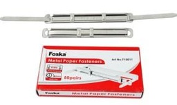 [T10011] FOSKA-SERRE PAPIER HORIZONTAL PLAT METAL 8cm