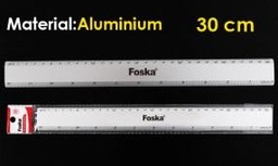 [RF1603-30(30CM)] FOSKA-REGLE ALUMINIUM DE BUREAU 30 CM 3,1CM LARGE RF1603-30 (30CM)