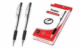 [XH2152(black)] FOSKA-STYLO A BILLE 0,7MM, 550M D’ECRITURE COULEUR NOIR XH2152 BLACK