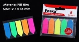 [G3345-3A] FOSKA-SRTICKER MULTICOLOR BOAT SHAPE 4,4X1,27CM (SCHT 5 COUL X 25 PCS) G3345-3A