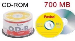 [EN1000-CDR] FOSKA-DISQUE CD-ROM 700MB EN1000-CDR