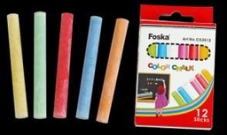 [CK2012] FOSKA-CRAIE COULEUR (BOITE DE 12 PCS) 8*0.95*0.9cm CK2012