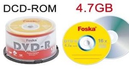 [EN1000-DVDR] FOSKA-DISQUE DVD-ROM 4,7 GB EN1000-DVDR