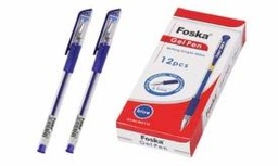 [RH1115(blue)] FOSKA-STYLO A ENCRE GEL BALLPOINT 0,5MM, 300MD’ECRITURE  COUL BLEU RH1115 BLUE