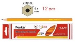 [QB011W-1] FOSKA-CRAYON HB HEXAG BTE 12 PCS 7’’ 2MM QB011W-1