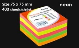 [G3343] FOSKA-BLOC NOTE MULTICOLOR 80 GMS OFFSET L75*W75*H45mm G3343