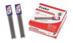 [SX9001(0.5mm)] FOSKA-RECHARGE GRAPHITE POUR CRAYON MECANIQUE 0,5 60MMSX9001(0.5mm) SX9010(0,5)