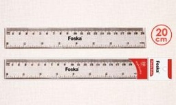 [AS0320-2] FOSKA-REGLE PLASTIQUE 20 CM AS0320-2
