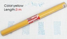 [G3000C-3M(yellow)] FOSKA-FILM COUVRE LIVRE JAUNE 45CM*3M*0.08MM G3000C-3M (yellow)