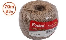 [RP1004] FOSKA-CORDE JUTE/SISAL 83 GMS, 70 MTS, RP1004